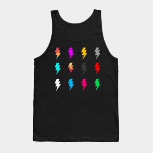 Lightning Bolt mega stickers Tank Top